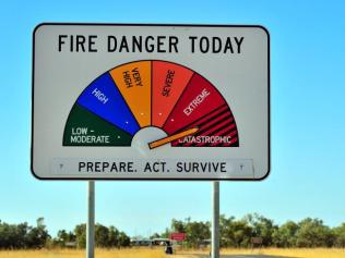 Australia Fire Danger scale